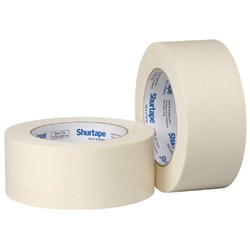 CP83 36mm (1 1/2") X 55M 5.1 MIL SHURTAPE INDUSTRIAL GRADE CREPE MASKING TAPE 24 ROLLS PER CASE TASCP8315