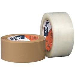 HP 200 SHURTAPE 48mm(2") X 100M 1.9 MIL CLEAR HOT MELT CARTON SEALING TAPE 36 ROLLS PER CASE TASP210HR
