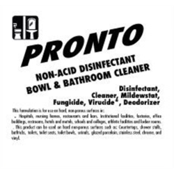 Pronto Non-Acid Disinfectant Bowl & Bathroom Cleaner 12 quarts/Case- effective against Human Coronavirus MCBPRONTO