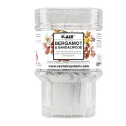Vectair V-Air Solid Air Freshener Bergamot & Sandalwood Refills 6/Case VSOLIDBERSAN