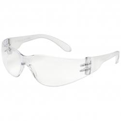 SG-15C Safety Glasses, Clear Lens Clear Handles- 12 Pair/ Bag SAFESG15C12PK