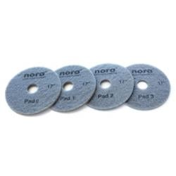 501705 Nora Floor Cleaning Pad 17" #2  4/BOX FPNORA17#2