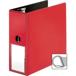 Business Source 5" D-Ring Binder - Red