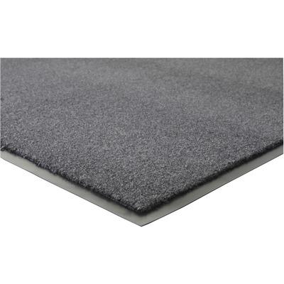 Genuine Joe Silver Series Indoor Entry Mat Building Carpet Hard Floor 10 ft  Length x 36 Width Plush Charcoal 1Each - Office Depot