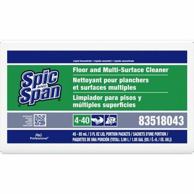 Spic and Span Floor Cleaner - Concentrate Liquid - 1 gal (128 fl oz) - 3 /  Carton - Green