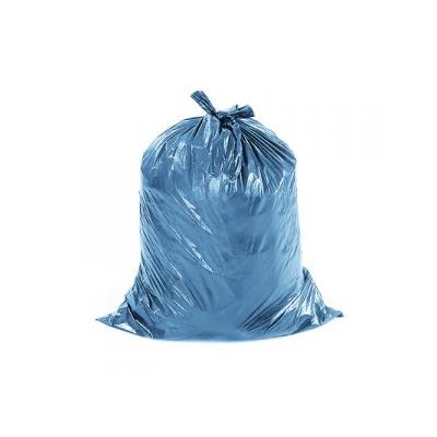 blue trash bags