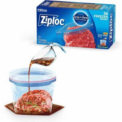 Ziploc Double Zipper Freezer Bags - SJN682254 