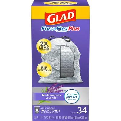 Glad ForceFlex Tall Kitchen Drawstring Trash Bags (CLO78361CT) - Envision  Supply Source