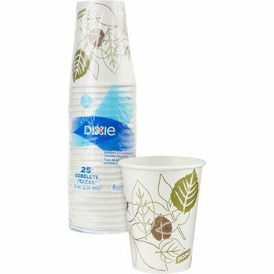 Dixie Pathways Paper Hot Cups by GP Pro - 50 / Pack - White DXE2342PATH,  DXE 2342PATH - Office Supply Hut