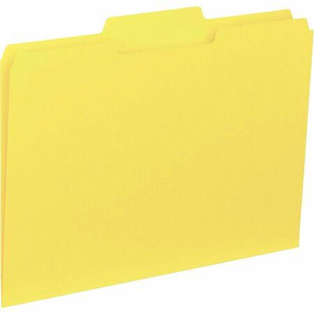 Business Source 1/3 Tab Cut Letter Recycled Top Tab File Folder BSN43559