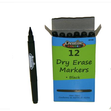 BULK Carton Bulk Dry Erase Fine Tip Markers in Printed Boxes
