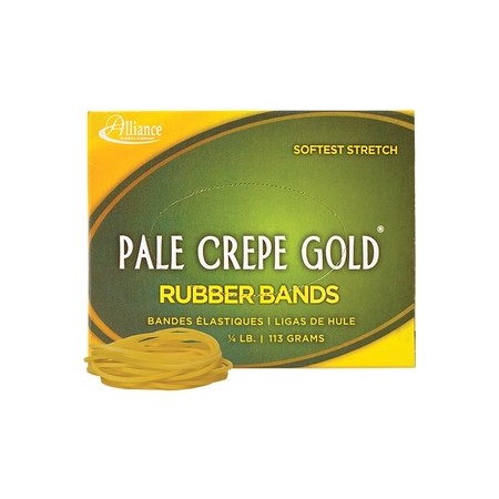 Alliance Rubber 20189 Pale Crepe Gold Rubber Bands - Size #18 ALL20189-BULK