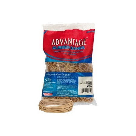 Alliance Rubber 06197 Advantage Rubber Bands - Size #19 ALL6197-BULK