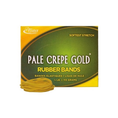 Alliance Rubber 20149 Pale Crepe Gold Rubber Bands - Size #14 ALL20149-BULK