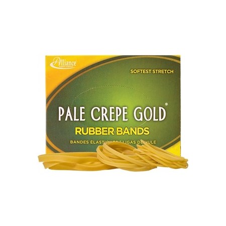 Alliance Rubber 20549 Pale Crepe Gold Rubber Bands - Size #54 ALL20549-BULK