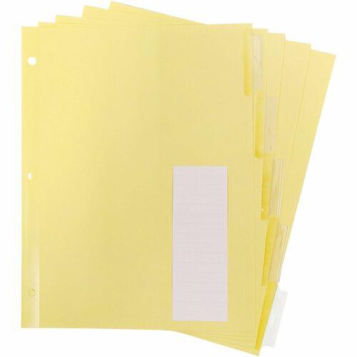 Business Source Insertable Tab Indexes - 8 Blank Tab(s) - 8.5 Business Source Insertable Tab Indexes - 8 Blank Tab(s) - 8.5