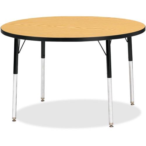 Lorell Classroom Activity Tabletop - For - Table TopGray Nebula Kidney-shaped, High Pressure Laminate (HPL) Top x 72
