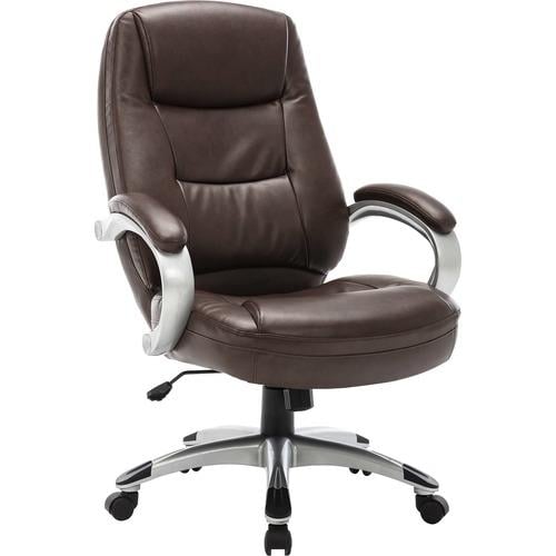 Lorell Westlake Series High Back Executive Chair Saddle Leather