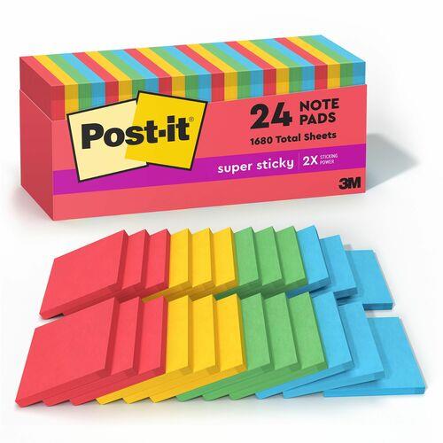 Post-it Pads in Canary Yellow Cabinet Pack Note Ruled 4 x 4 90