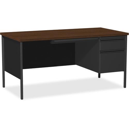 Lorell upper shelf store laminate computer desk