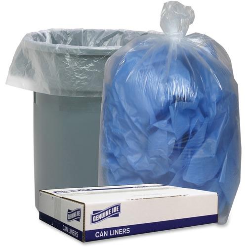 Everyday Genuine Joe High-Density Can Liners - 33 gal Capacity - 33 Everyday Genuine Joe High-Density Can Liners - 33 gal Capacity - 33