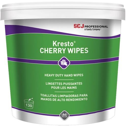 SC Johnson Kresto Heavy-Duty XL Hand Wipes - Cherry - 10