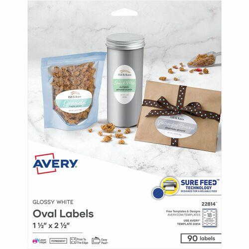 Avery Easy Align Self-Laminating ID Labels