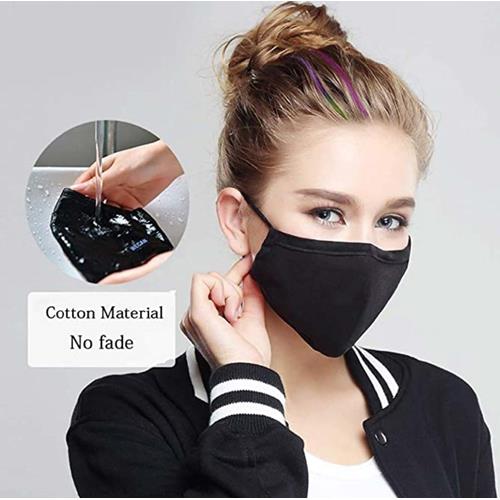 NON-MEDICAL MASK. SILVER ION  ANTIBACTERIAL MASK. BLACK COLOR M1900CH