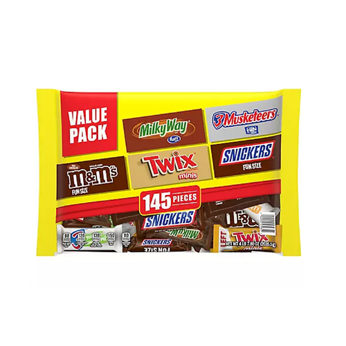 Galaxy - M&amp;M&amp;M Mars 8.85 oz Snickers, M&M's and Twix Fun Size Chocolate
