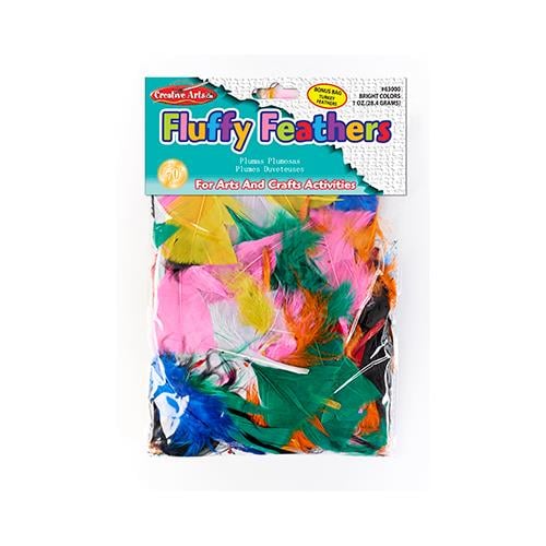 12 Pack: Rainbow Craft Goose Feathers by Creatology™