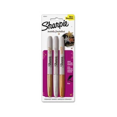Sharpie Metallic Markers Assorted, 3 ct - The School Box Inc