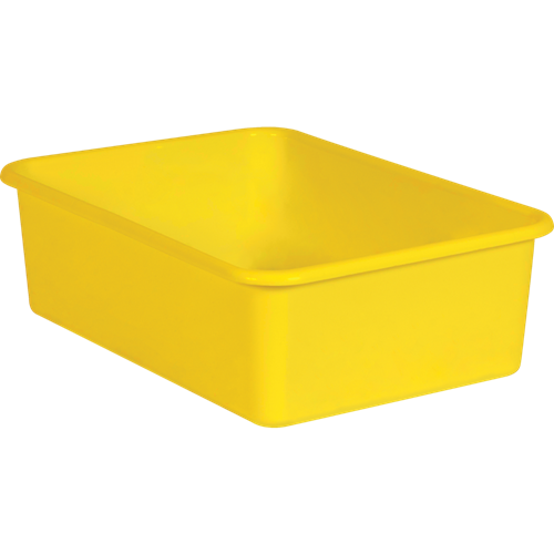 Teacher Created Resources TCR20410 Plastic Storage Bin Yellow - Large