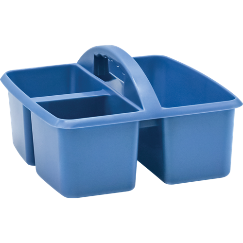 Teacher Created Resources TCR20443 Plastic Storage Caddy Slate Blue