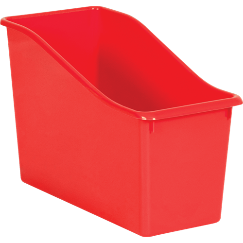 VC Education Plastic Large Book Tub - Red - Impact