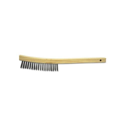Stainless Steel Wire Scratch Brush, Wood Handle