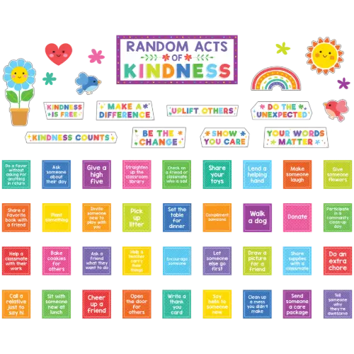 Colorful Random Acts of Kindness Bulletin Board Set - The School Box Inc