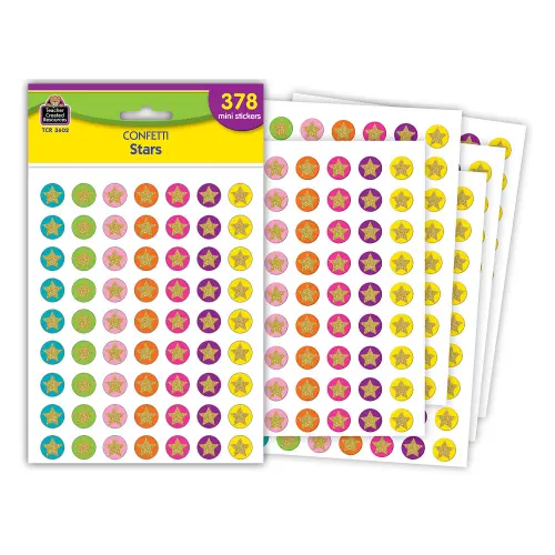 Stickers pour fenêtres – Confettis colorés