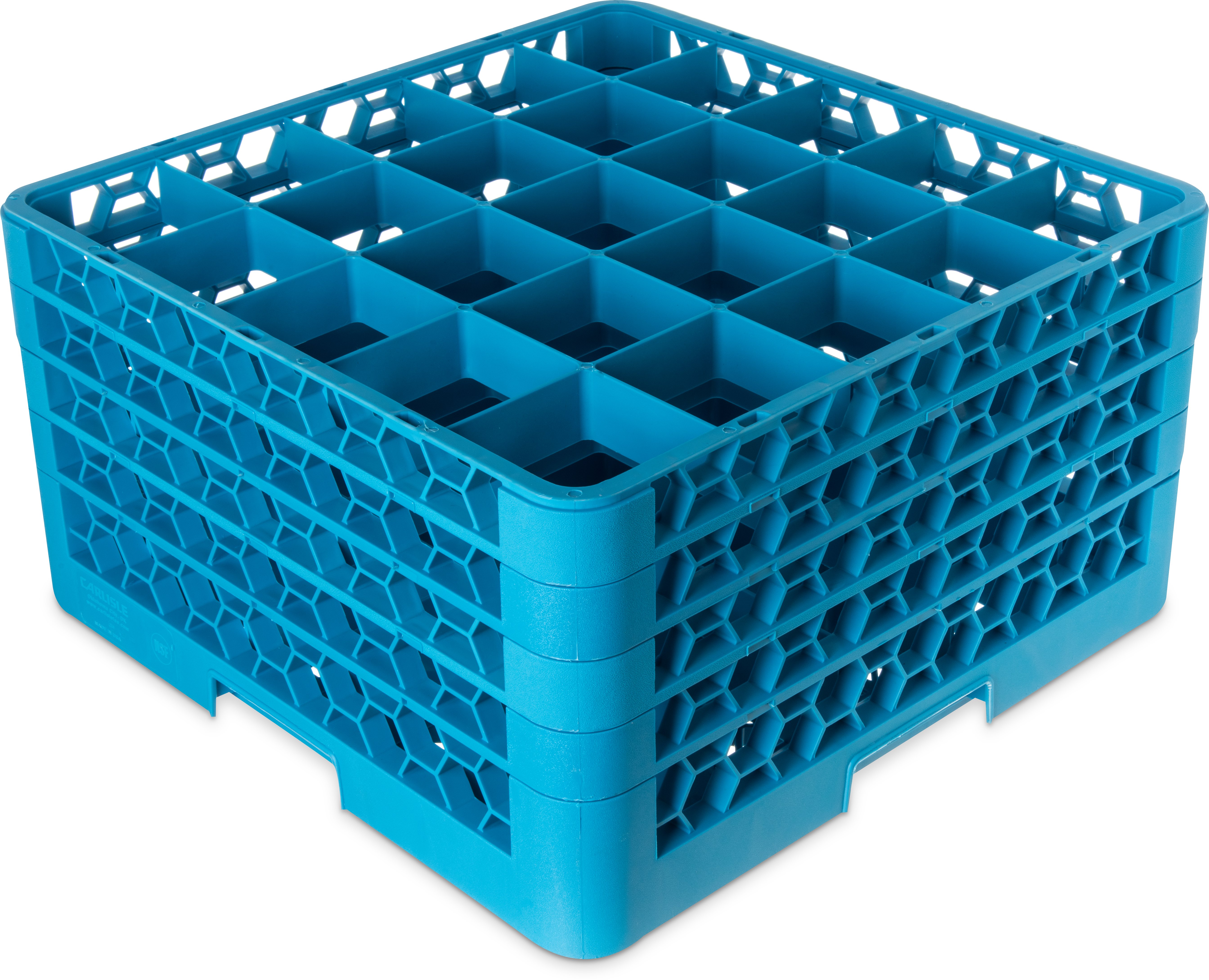 Opticleantm 25-Compartment Divided Glass Rack With 4 Extenders 10.3 ...