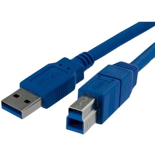 StarTech.com SuperSpeed USB 3.0 (5Gbps) Cable A to B - USB 3.0 A (M) to USB  3.0 B (M) - 480 MBytes/s or 4.8 Gbps - 3 ft - Our 3ft SuperSpeed