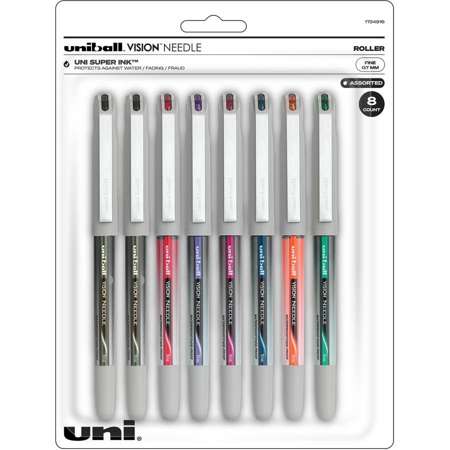 Pilot Precise V5 Retractable Rolling Ball Pens, Extra Fine Point, Assorted Ink, 8 Count, Size: 0.5 mm