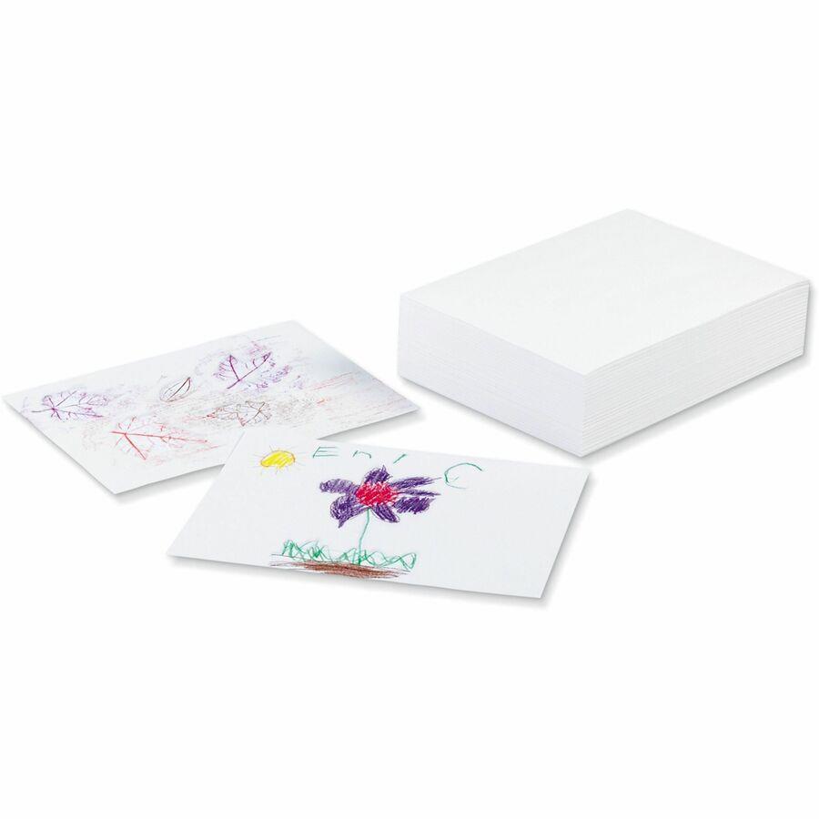 Pacon Drawing Paper - 500 Sheets - Plain - 9