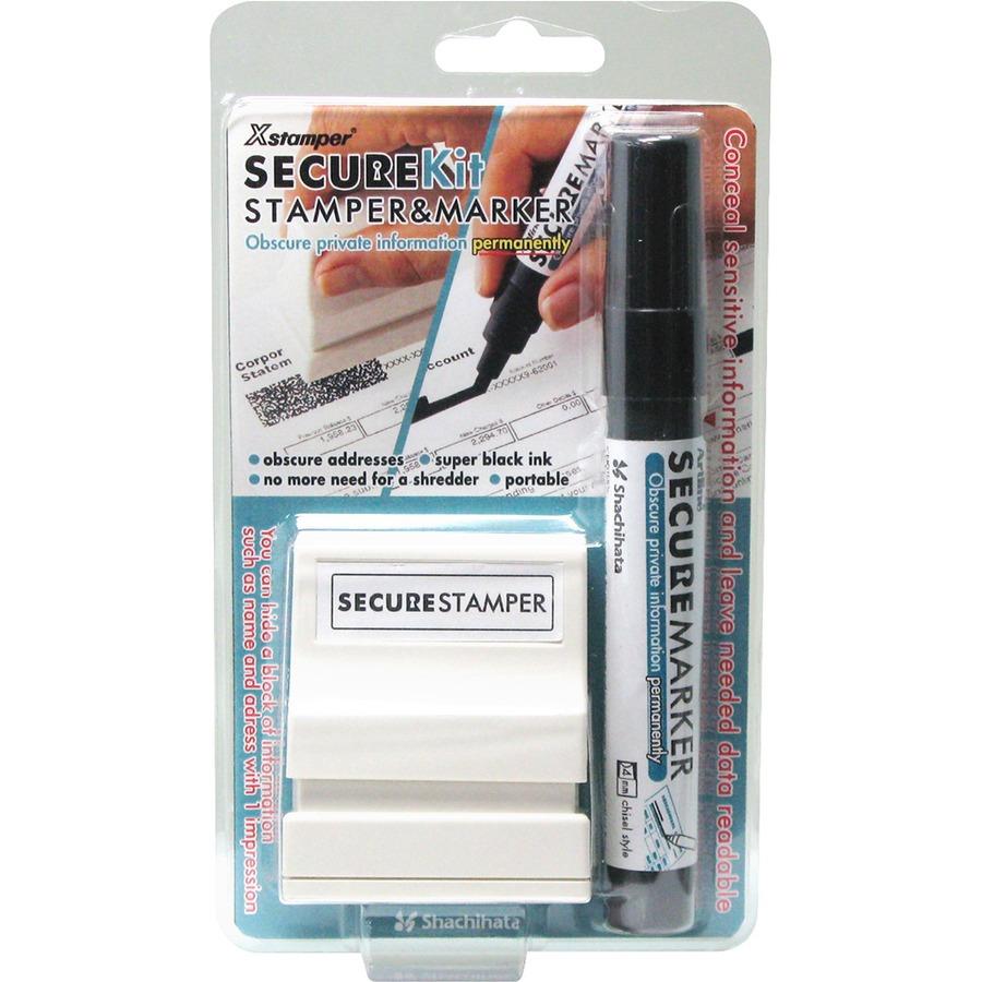 Xstamper Self Inking Message Stamp Kit