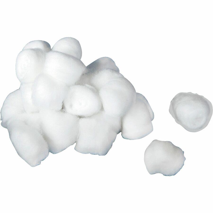 Medline Nonsterile Cotton Balls - Large - 1000 / Pack - 100% Cotton - White Medline Nonsterile Cotton Balls - Large - 1000 / Pack - 100% Cotton - White