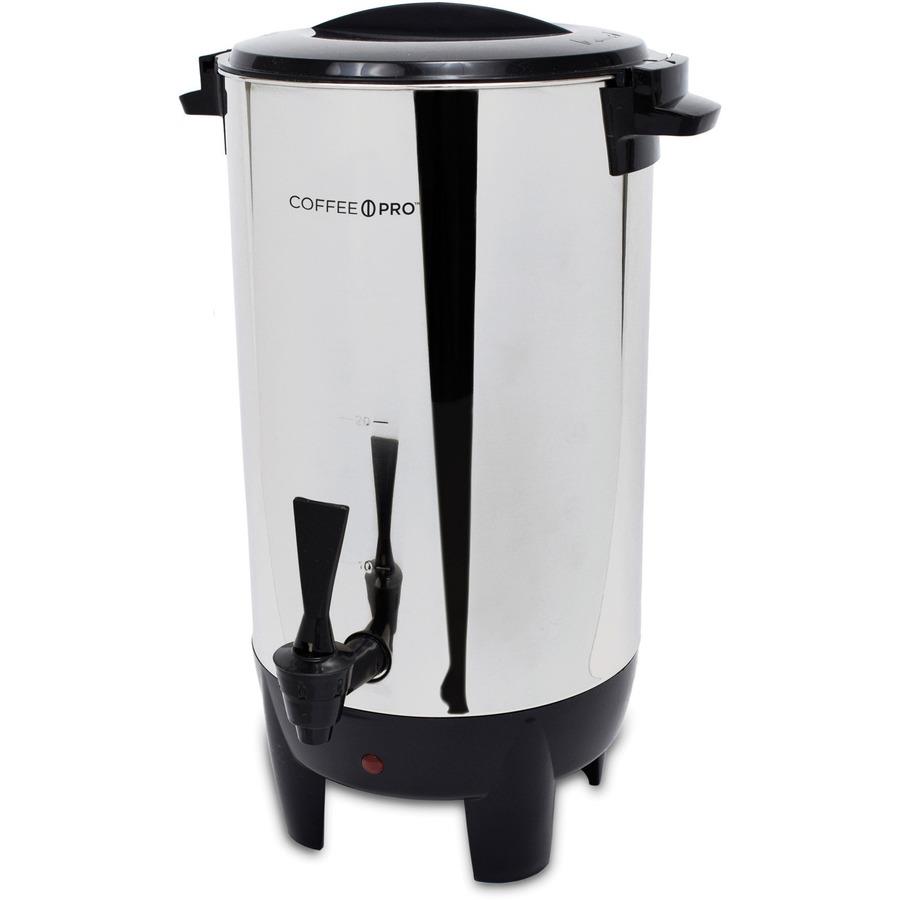 30 cup coffee urn deals stainless steel