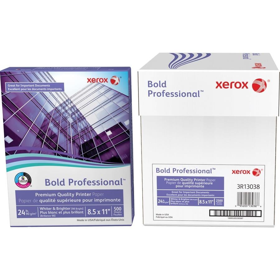 Xerox Multipurpose Pastel Plus Paper, 8.5 x 11, 24 lb, 30% Recycled, Ivory - 500 sheets