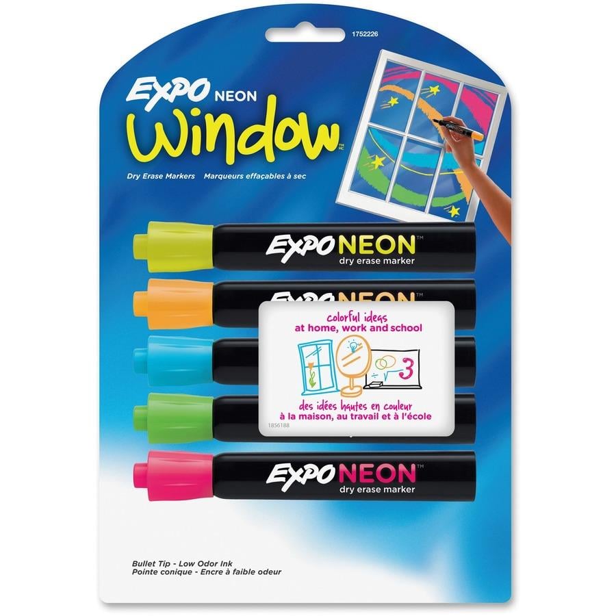 Quartet Neon Dry-Erase Markers - QRT79551 