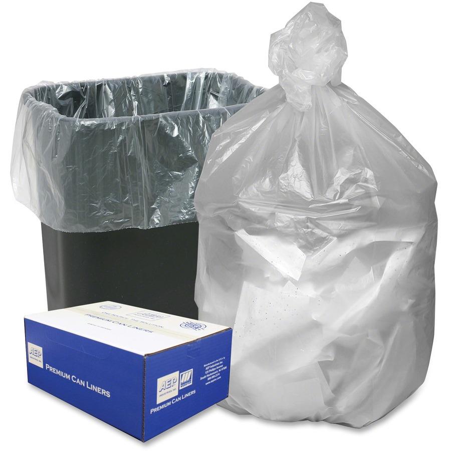 Berry Large Trash Bags, Clear - 60 count