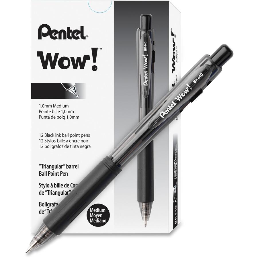 Pentel R.S.V.P. Ball Point Pens, Fine, Black Ink - 5 pens