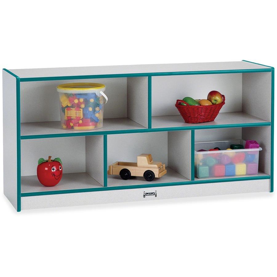 Jonti-Craft Rainbow Accents Single Mobile Storage Unit