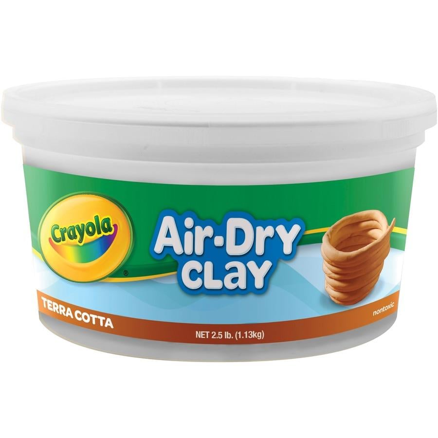 Crayola Air-Dry Clay - Art, Craft - Recommended For - 1 Each - Terra Cotta  - ICC Business Products